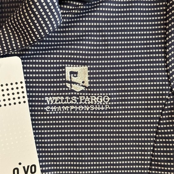 NVO Womens Golf Polo Shirt Short Sleeve Wells Fargo Championship Embroidered S - Picture 2 of 7